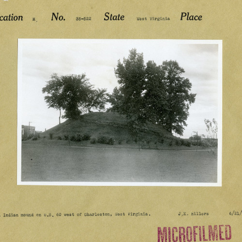 Индейский погребальный холм в Западной Виргинии