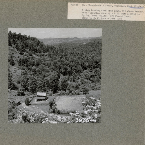 Вид на фермерское хозяйство в Западной Виргинии